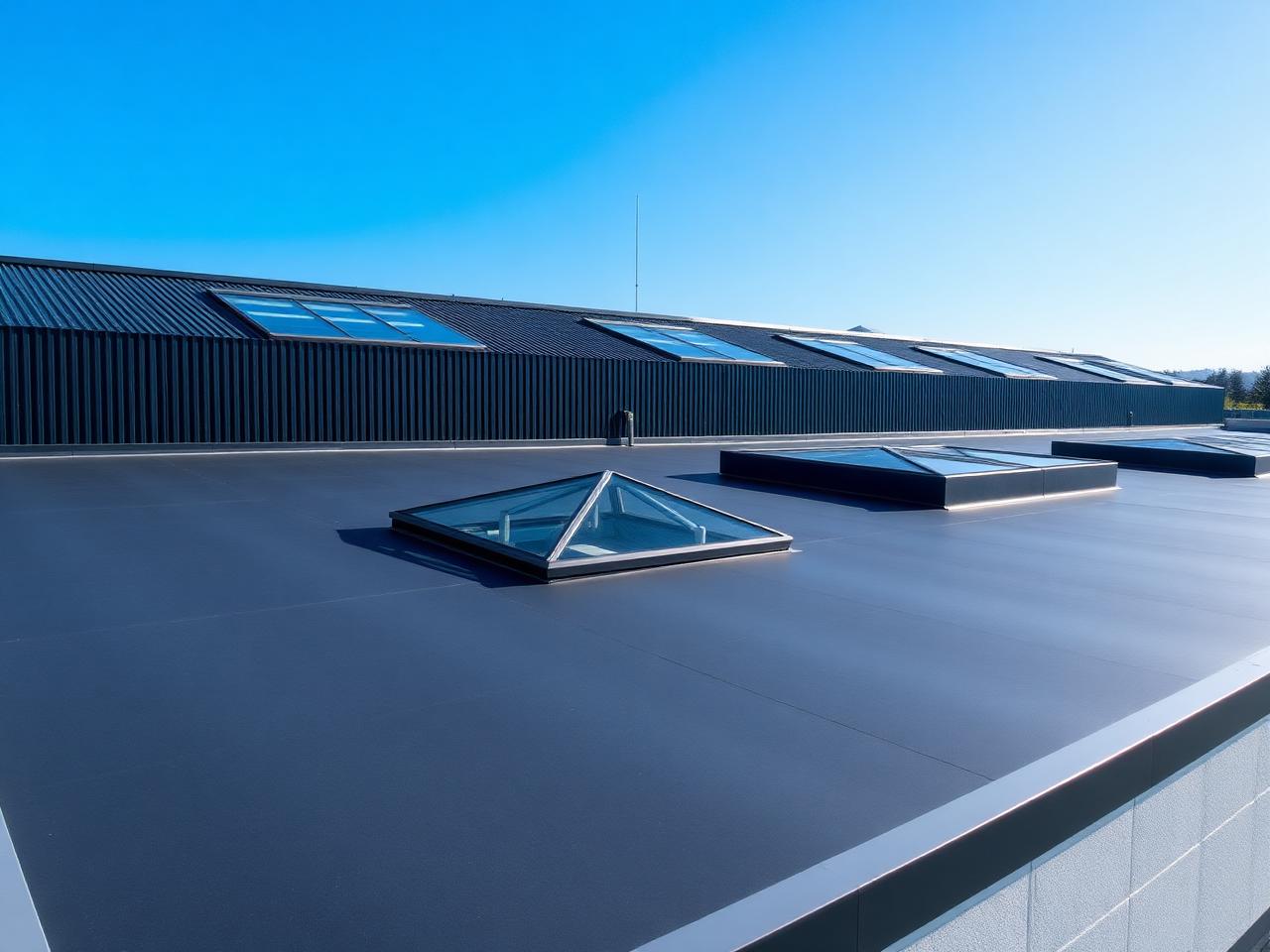 Cobertura Comercial — Obras Realizadas, Coberturas Planas